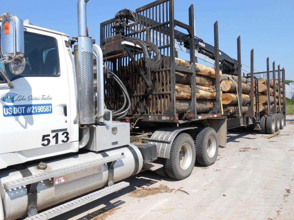 Lake States Timber Truck