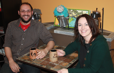 The Goat Coffee House Co-owners - Ryan and Laura