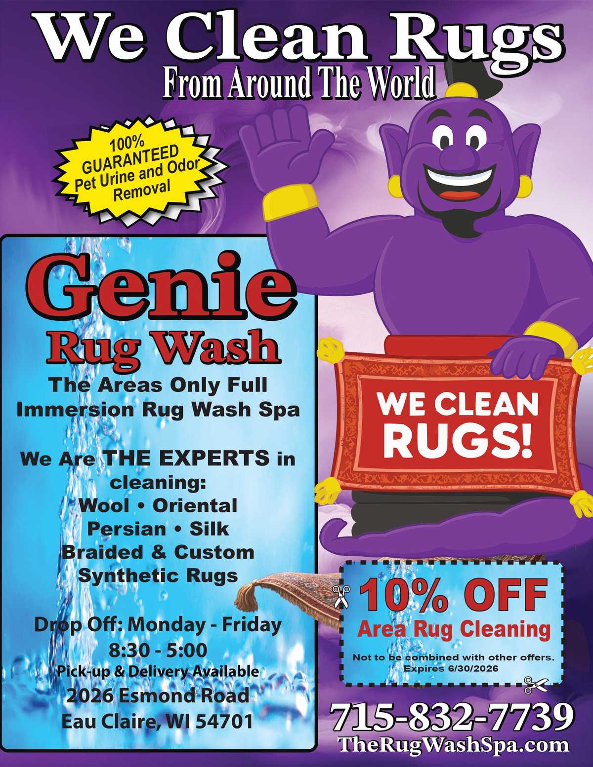 Jan 26 Rug Wash Special