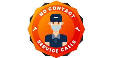 No Contact Service Calls Badge