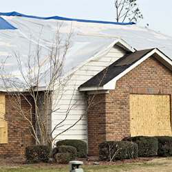 Board-Up and Roof Tarping in Eau Claire, WI