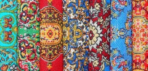 Rug Variations - Wool, Oriental and Synthetic Rugs in a line Professional Rug Cleaning in Eau Claire, WI